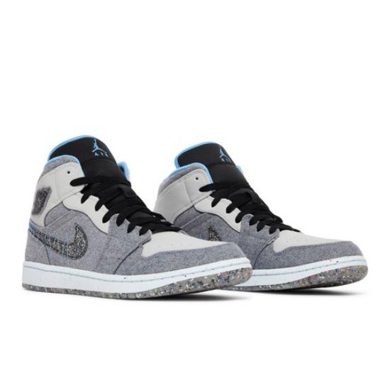 

Air Jordan 1 Mid Crater Grey University Blue Чоловічі DM3529-004 EU 40 сірий