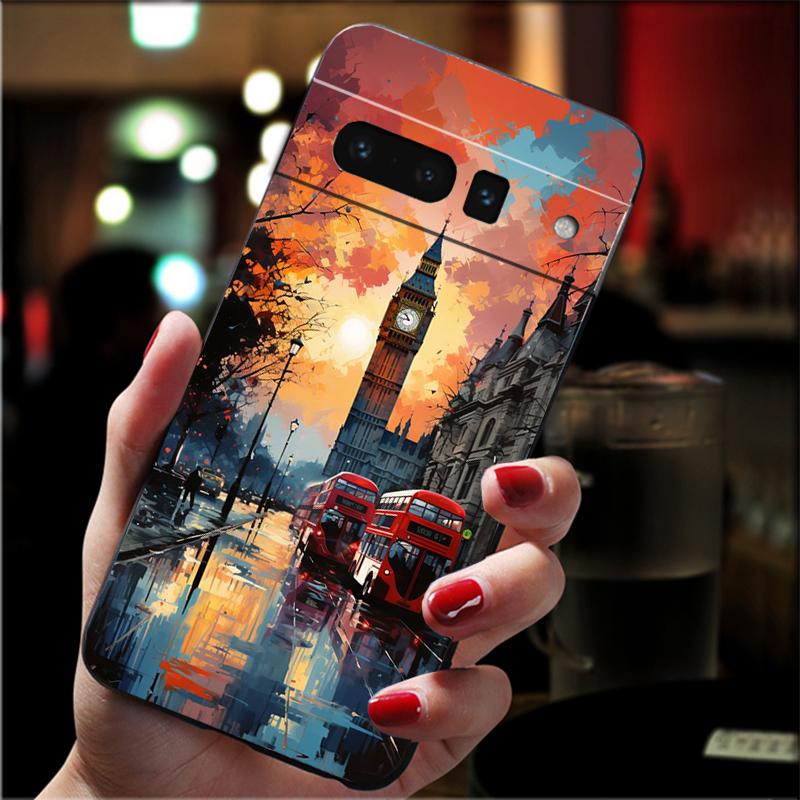 

London aesthetics Carcasa Funda Phone Case For Google Pixel 10 9 Pro XL 9A 8 7 6 Pro Pixel 8A 7A 6A Pixel 8 7 6 5 Case Google Pixel 8 Pro
