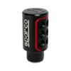 Sparco SPC RACING Gear Shift Knob Black/Red