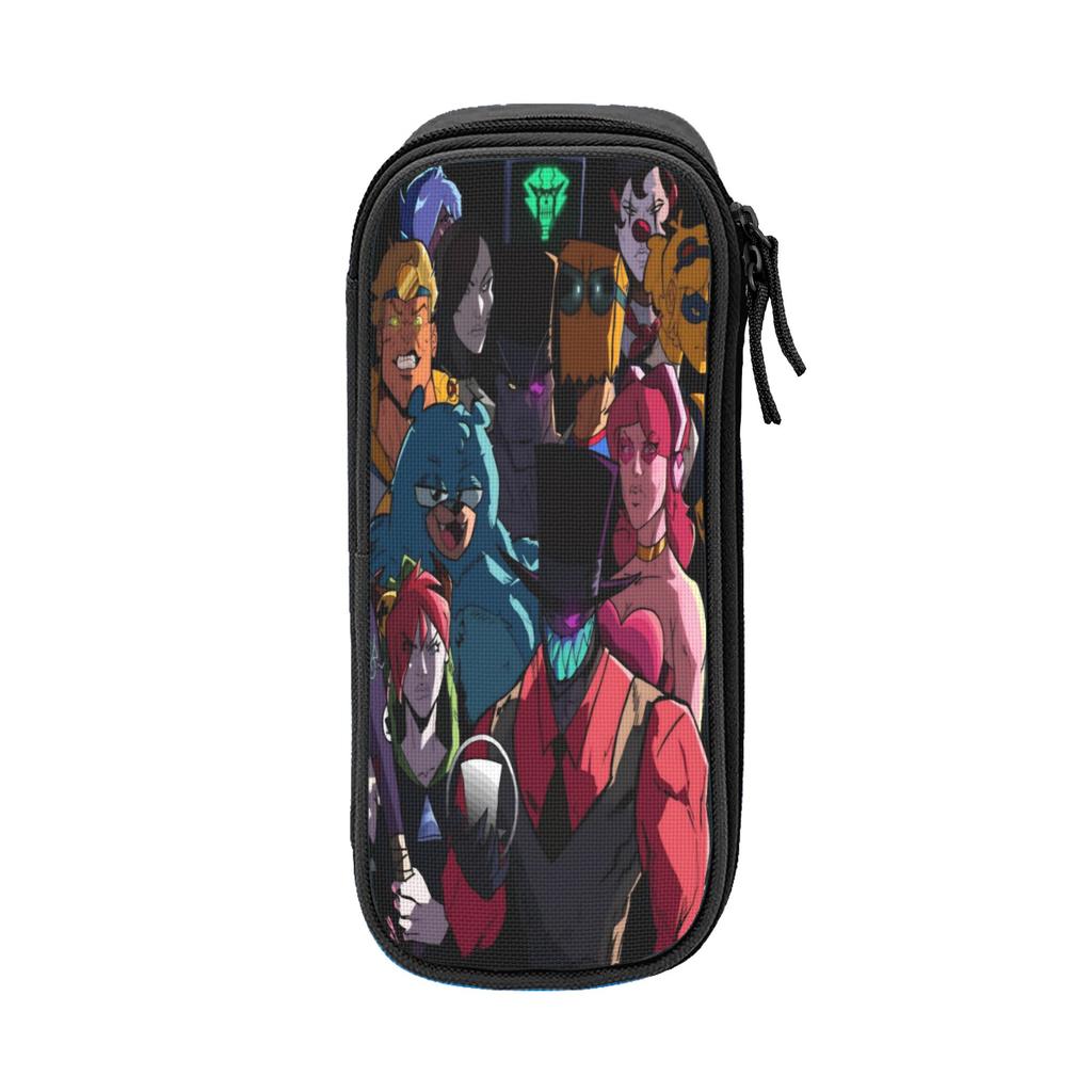 Large Pen Box Villainous Comdy Office Supplies Double Layer Pencil Box Women Makeup Bag Amazing Gift