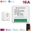 16A eWelink Zigbee 3.0 Mini Smart DIY Switch Control Smart Home Relay Automation Breaker Works With Alexa Google Home Yandex