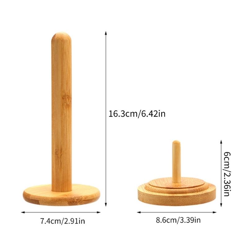 Wood Yarn Holder Rotatable Yarn Spool Holder Portable Yarn Dispenser Knitting Yarn Organizers Yarn Thread Spool Holder