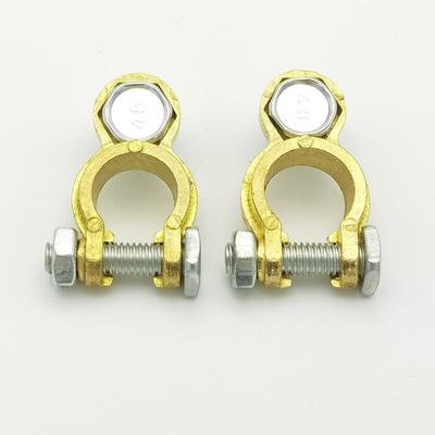 1 Paar Universelle 11-12mm Polklemmen Robuste Reine Kupfer-Batteriepolklemmen Für Auto-/LKW-/Starthilfe-/Wohnmobil-Batterien