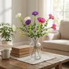 UV Resistant Artificial Morning Glory Flowers Lifelike Simulation Silk Flower  Outdoor