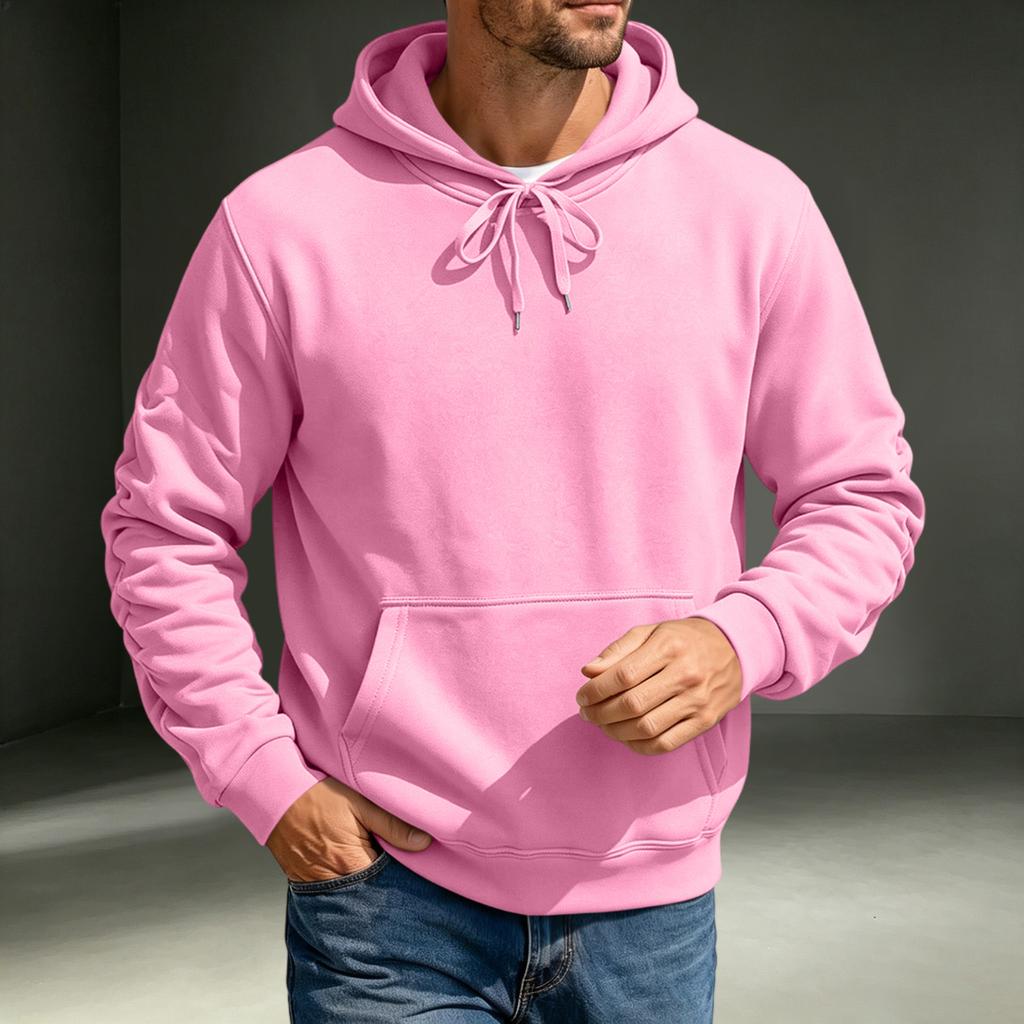 Men's Hoodie Casual Long Sleeve Pullover Sweatshirt for Fall and Winter Everyday Wear