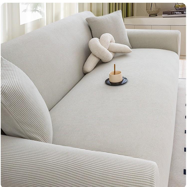 Corduroy Sofa Cover All Inclusive New All Season Anti Cat Scratch Protective Cover