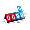 Flip Scoreboard with Number Cards Foldable Portable Manual Score Keeper for