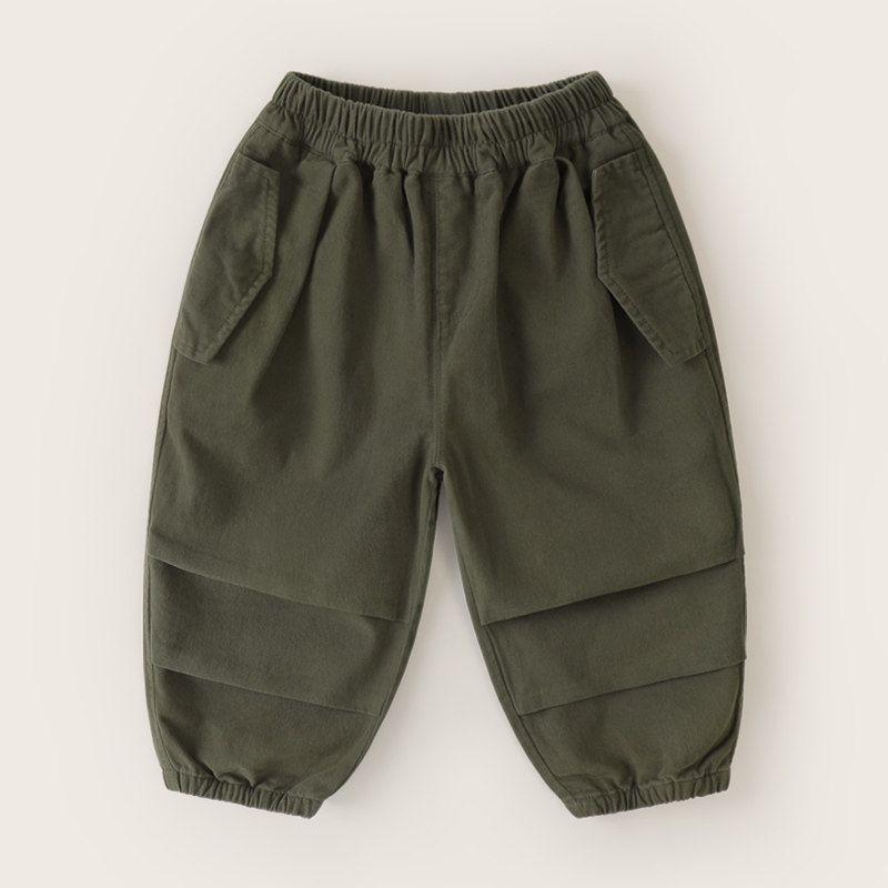 Pure Cotton Woven Pants, Autumn Pants, Spring and Autumn Style Children's Clothing, Toddler Pants for 1-3 Year Olds, New Autumn Long Pants, Stylish