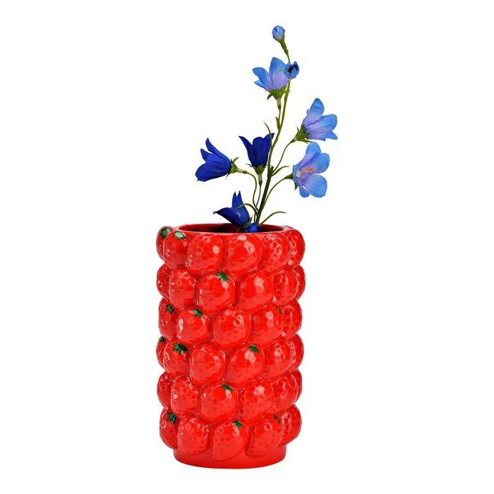 Vase multi fraises en ceramique 12x19x12cm