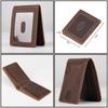 Leather Wallet Thin Full-grain Leather Wallet Without Ribka Bag walletsOEM Plus