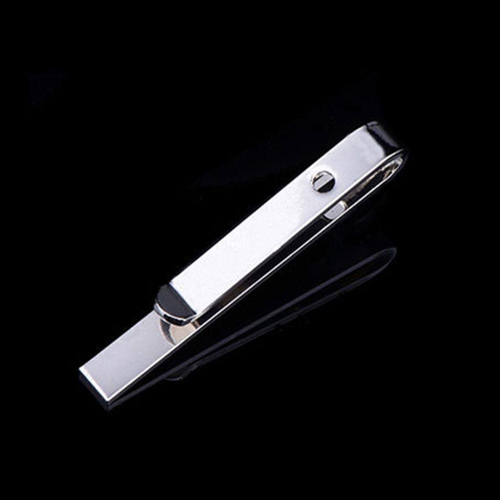 3Pcs Classic Tie Clip Silver Gold Black Tie Clips Metal Simple Tie Clips for Men 1.69in Gold Tie Clip for Men Daily Life