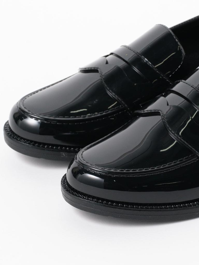 B:MING LIFE STORE by BEAMS Women's PVC Rain Loafers (approx. 23-25cm) Black, Size M