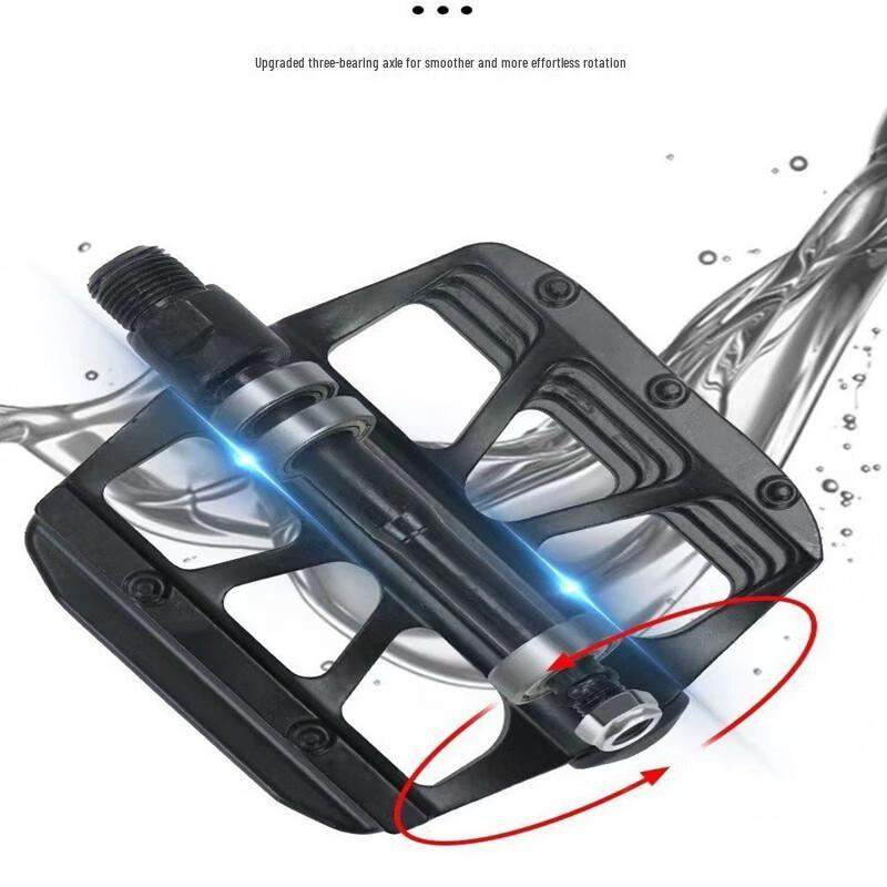 Lishi Mountain Bike Aluminum Alloy 3-Bearing Pedals