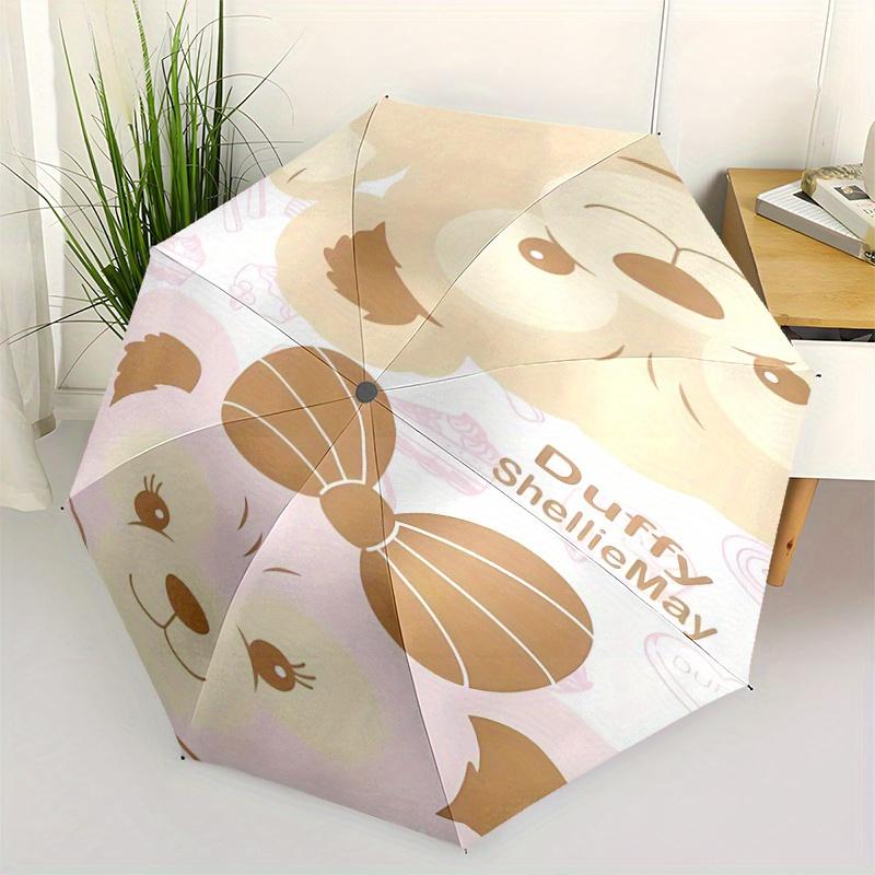 

ShellieMay & Duffy Automatic Opening and Closing Folding, Fashionable and Convenient Cartoon Umbrella With Cute Cartoon Characters
