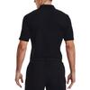 Under Armour Curry Seamless Solid Short Sleeve Polo Shirt Men tops Black 1370094-001
