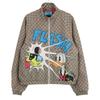 GUCCI xDisney Disney [Excellent Condition/Domestic Authentic] 646442 Donald Duck GG Nylon Jacket 44 BrownUsed