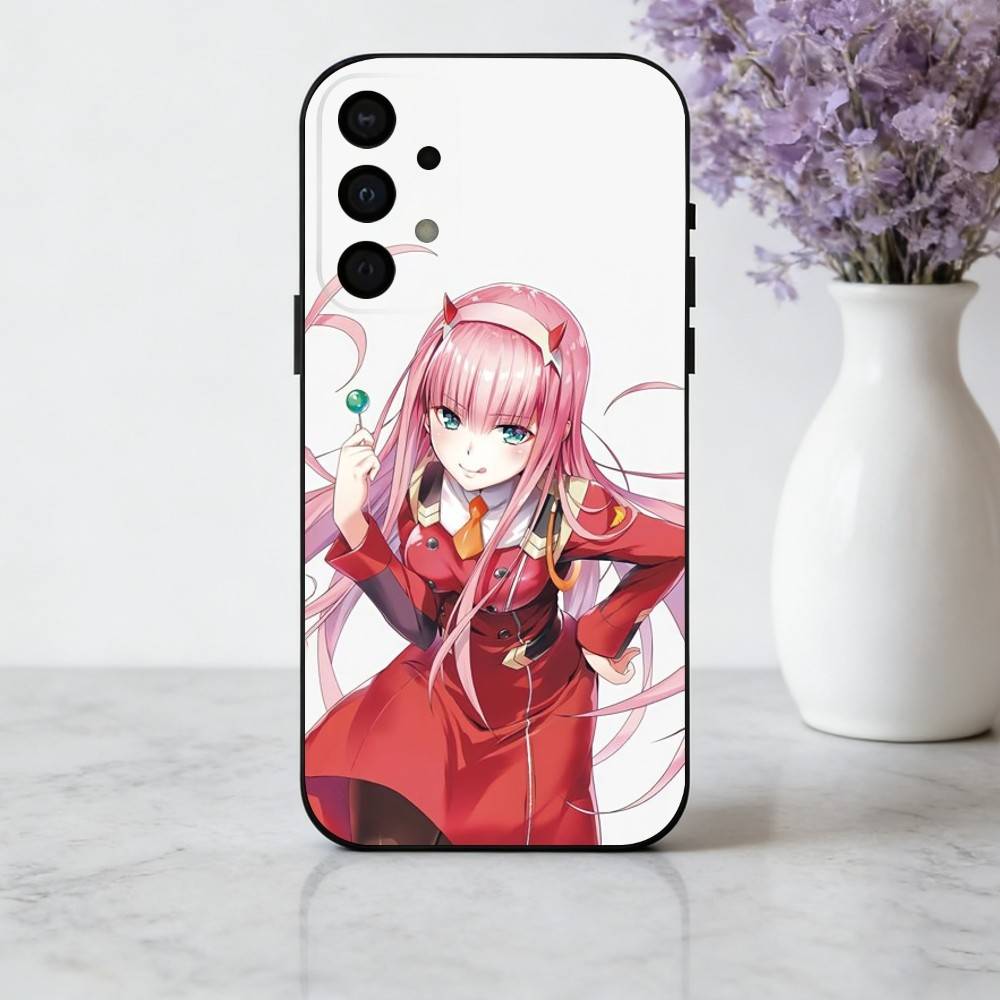 D-Darling In The F-Franxx Z-Zero Two Phone Case For Samsung Galaxy A73,A72,A71,A70,A53,A52,A51,Soft Silicone Black Cover