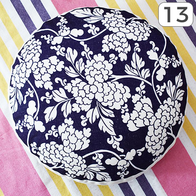 Runde Hippie-Bodenkissenhülle im Ethno-Stil Marokkanische Futon Böhmische Mandala Meditation Pouf Homestay Hocker Dekor Kissenbezug