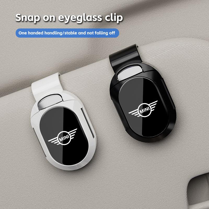 Car Glasses Clip Car Visor Glasses Holder Sunglasses Organizer Clip For Mini Cooper S R55 R56 R50 R53 R60 F55 F56 Accessories lzkpf00