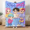 1 pezzo KPop Demon Hunters SAJA BOYS1 Coperta, Regalo, per Uomini e Donne, Coperta Morbida, Ottima per Divano Letto Divano Viaggio, Coperta Leggera in Flanella