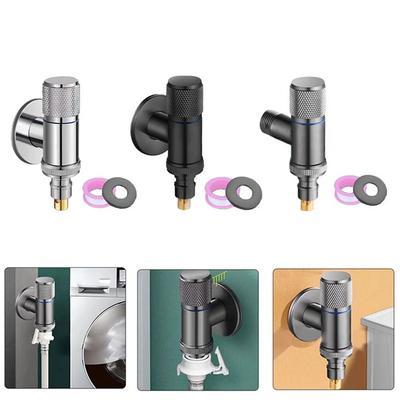 Stainless Steel Multifunctional Washing Machine Special Faucet Mini Water Stop Quick Opening Angle Valve Bathroom Fixtures