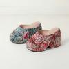 Krazing Pot Mules Polyurethane Spring Summer Size 43 Size 42 Summer Prints Skin Women Platform Women Peep Toe Slip On Sandals