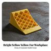 Plastic Wheel Chock Ribbed with Raised Ribs Sturdy for Drivers