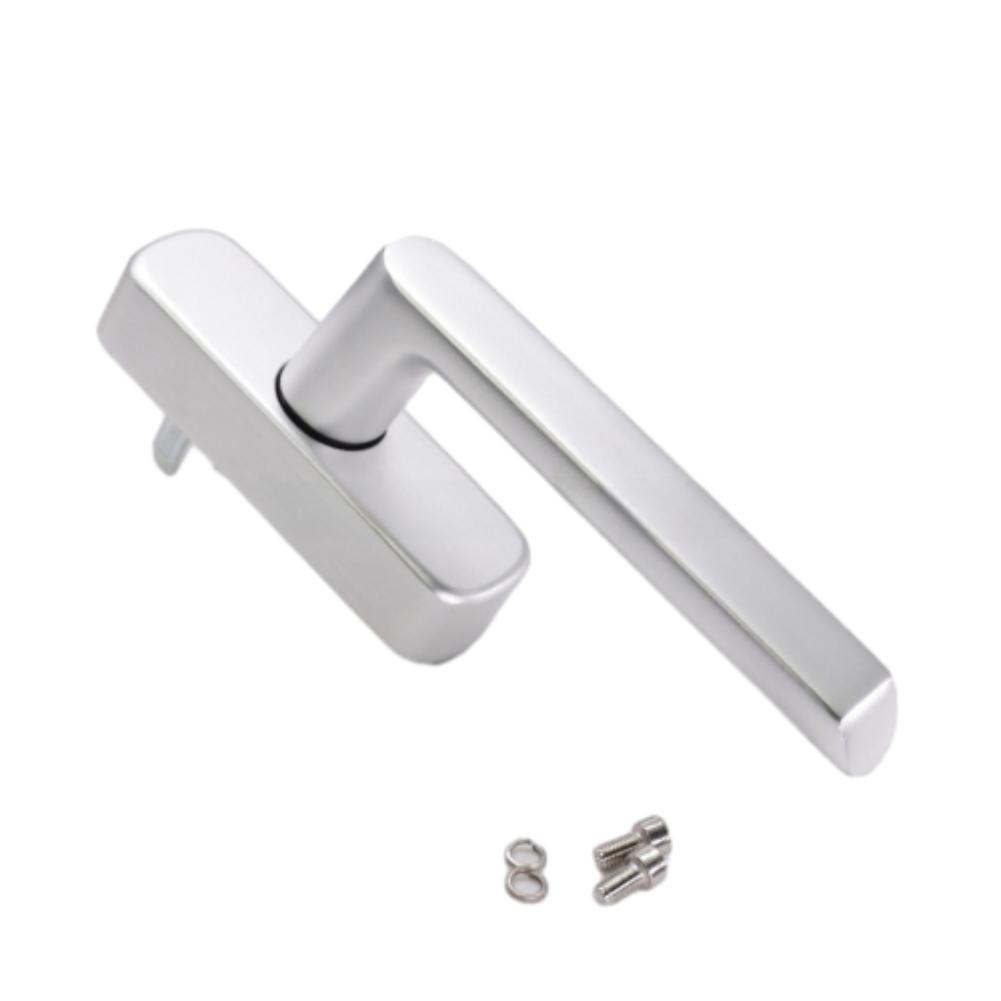 Home Improvement Aluminum Window Handle Inward Opening Handle Aluminum Alloy Construction Smooth Opening Mechanism