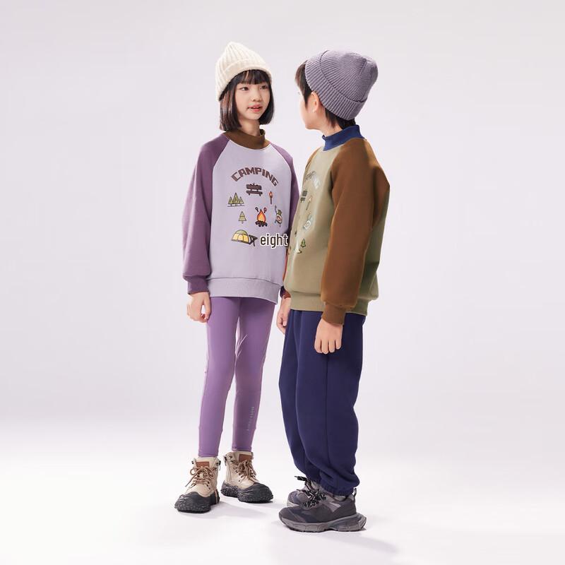 EBAER Kids Fleece-Lined Pullover Sweatshirt 120