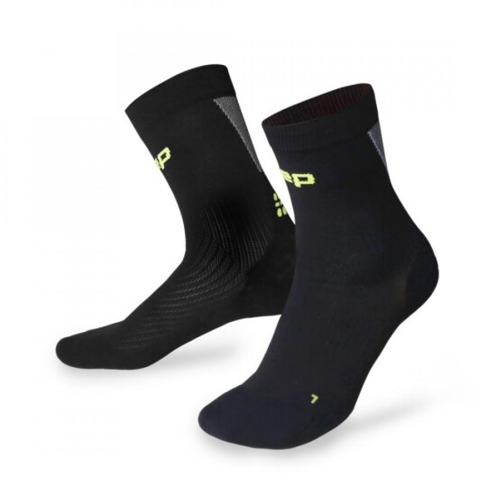 Cep Core Run Ultralight Mid Cut Socks Black Grey Wp9cvl Black Grey