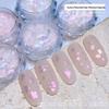 Iridescent Mermaid Nail Art Glitter & Stickers: Butterfly, Star, Irregular Shapes