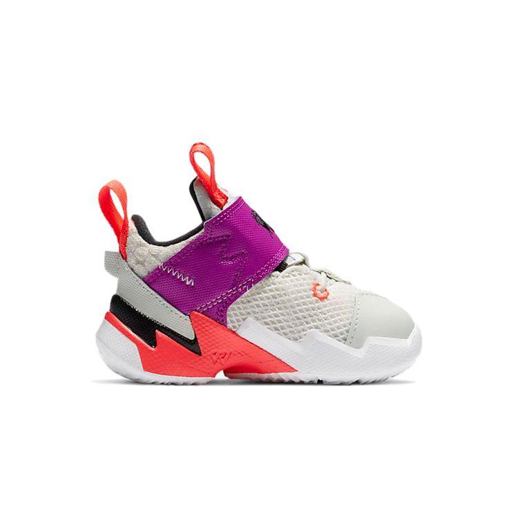Jordan Why Not Zer0.3 SE Basketball Shoes Baby Sneakers Pink White Purple CN8109-101