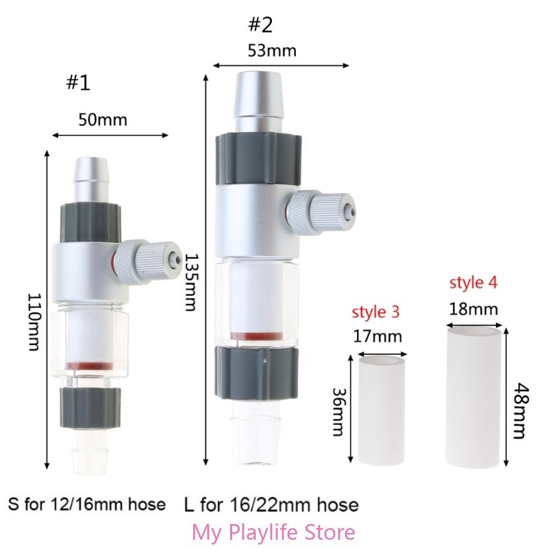 CO2 Diffuser Increasing Saturation of CO2 Use Out for Fish Tanks and Aquarium Plastic Atomizer Replacement Accessories