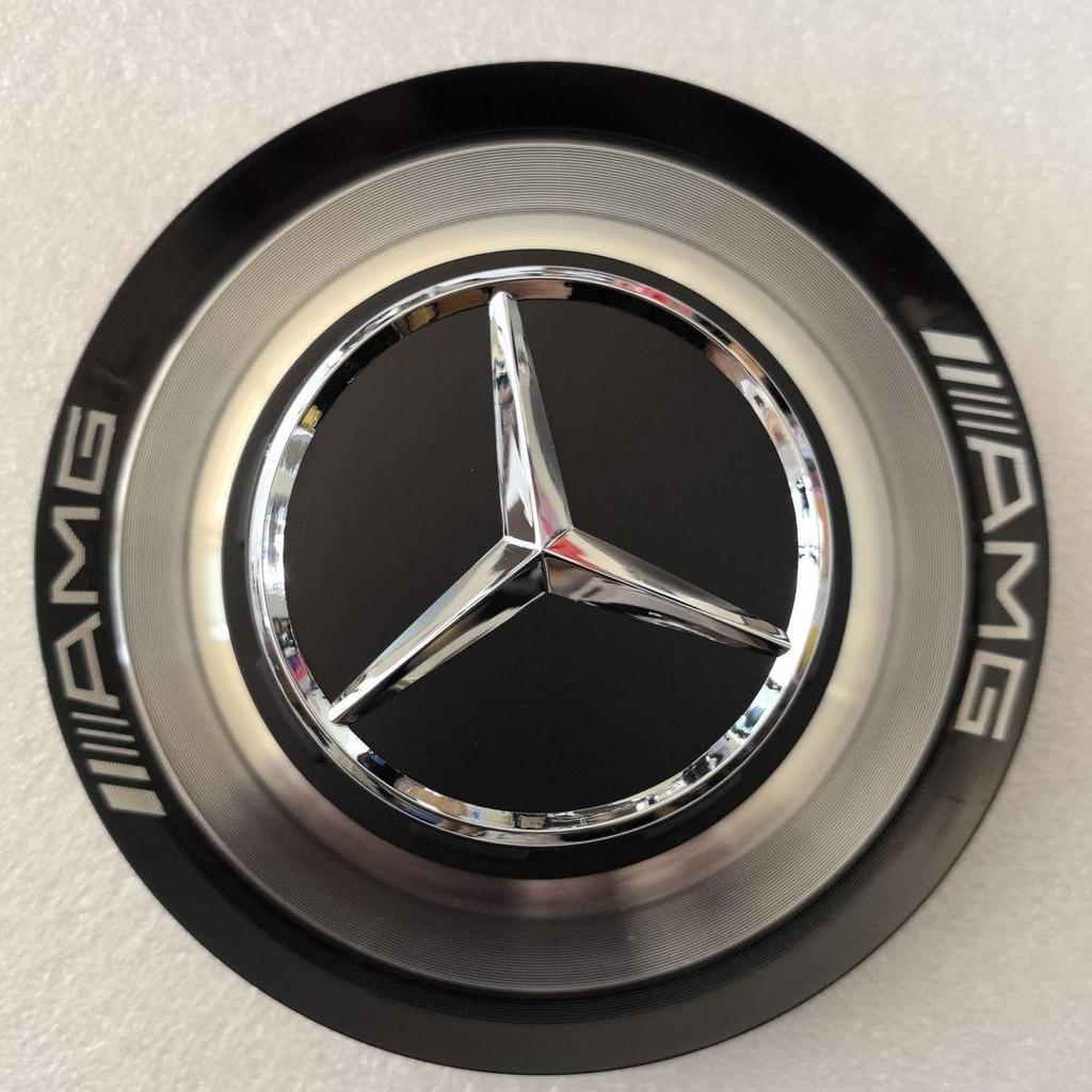 New AMG Mercedes Wheel Hub Caps for GLS63, S63, GLE53, GLA35, C63s, E63 - Modified Badge Covers