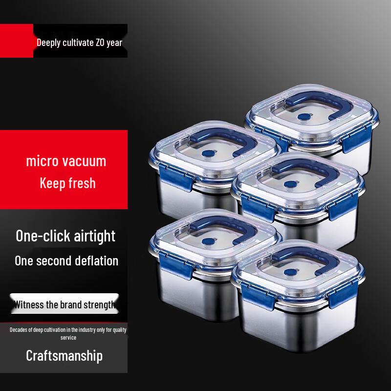 Yingbai 316 Stainless Steel Food Storage Container Set