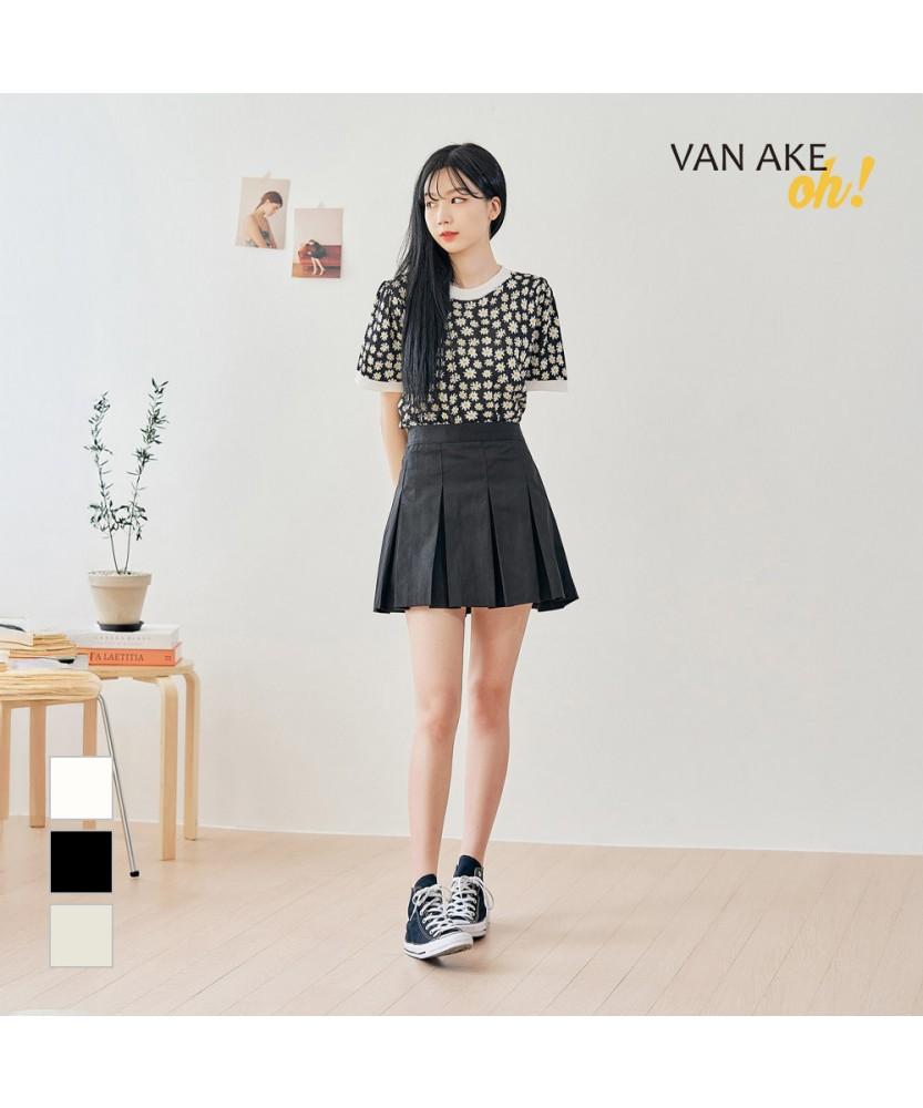 VANAKE Noka Pleated Mini Skirt_Ob15Skme02Z