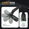Stainless Steel Electric Wireless Rotary Grill Brush 3-Speed 180° Adjustable Wireless Grill Brush with Gloves BBQ Cleaner Brush
