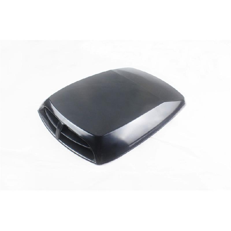 Universal Black ABS Car Decorative Air Flow Intake Hood Scoop Vent Bonnet Cover