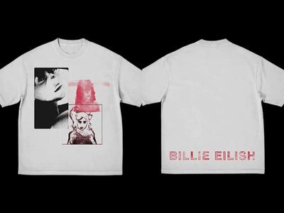 B-Billie Eilish 2023 Tour Concert T-shirt Hip Hop Tshirt O-Neck Short Sleeves Casual Fashion Unisex Women Luxury High Quality Tees
