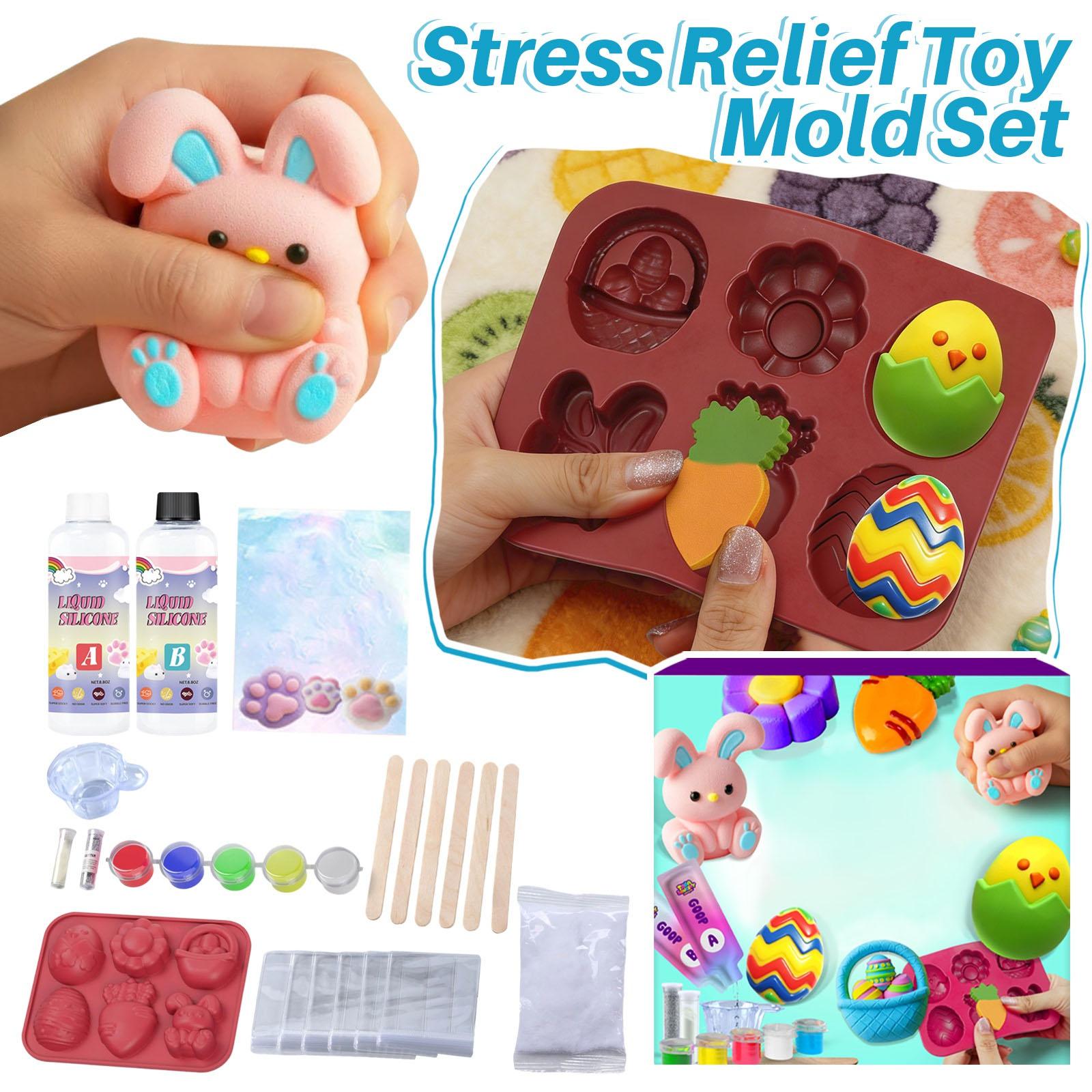 

500ml Fun DIY Children s Craft Set 1:1 A B Silicone Soft And Stress-Relieving Toy One Size