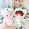 Cat Jumpsuit Idol Dolls Clothes Plush Doll Winter Outfit Cotton Doll Clothes  20cm Cotton Doll
