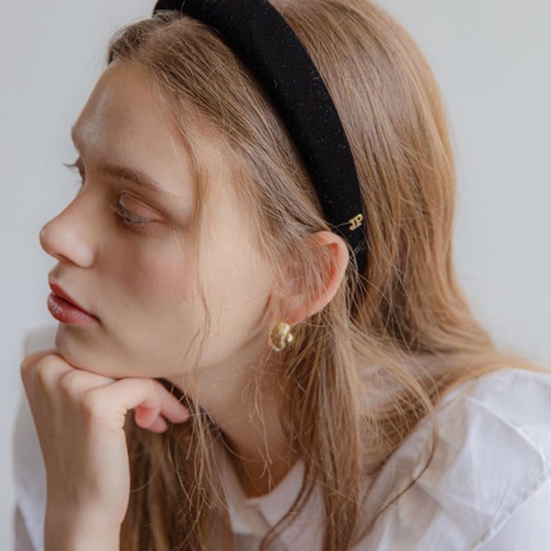 

Жан Поль Кларисс Классическая бархатная повязка для волос JP-21-016HB NAVY