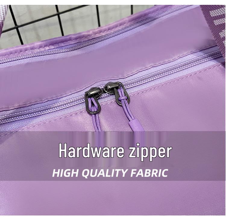 Pink Sports Bag: Wet/Dry Separation, Handheld/Crossbody, Large Capacity Travel Storage, Fitness Luggage