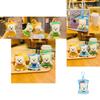 Adorable Plush Cartoon Bear Keychain Cute Couple Car Accessory Butter Bear