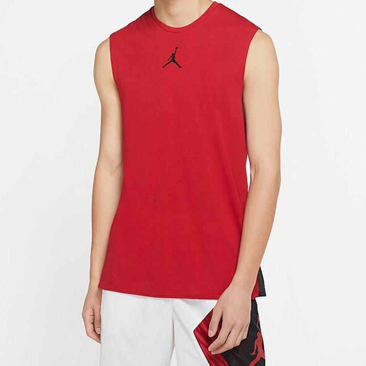 Jordan Basketball Training Sleeveless Vest Men Tops Red CJ4576-687