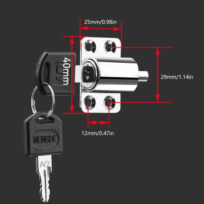 Adjustable Metal Sliding Window Locks with Keys Security Window Stops Sliding Window Security Lock Set for Home Safety