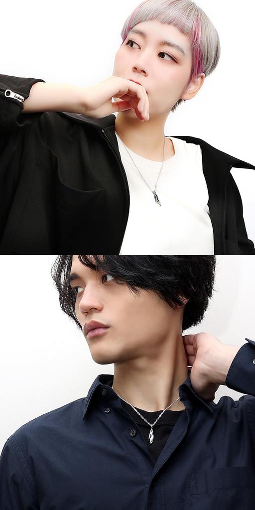 [M's Collection] Special Specifications Small Sharp W-Ring Silver 925 Pendant Top (No Chain) Simple sv925