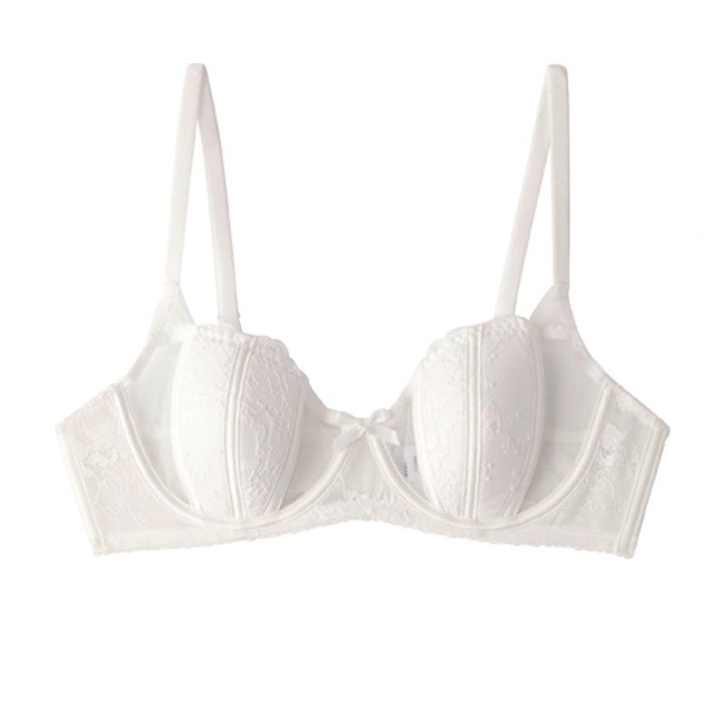 

Большая грудь показывает маленькое полое кружевное нижнее белье женское собирает и закрывает вторичную грудь ультратонкий бюстгальтер с ушками кролика сексуальный мягкий бюстгальтер на косточках 70B/32B белый