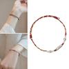 Handwoven Drawable Bracelet Minimalist Cotton Rope Handchain with Kois Fish Pendant Versatile Jewelry for All Occasion