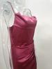 Abito Slimming Sottile Satinato Chic Europeo e Americano 2025 con Spallina Sexy
